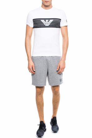 Szorty z nadrukowanym logo, zdjęcie 2 Szorty z nadrukowanym logo od EA7 Emporio Armani